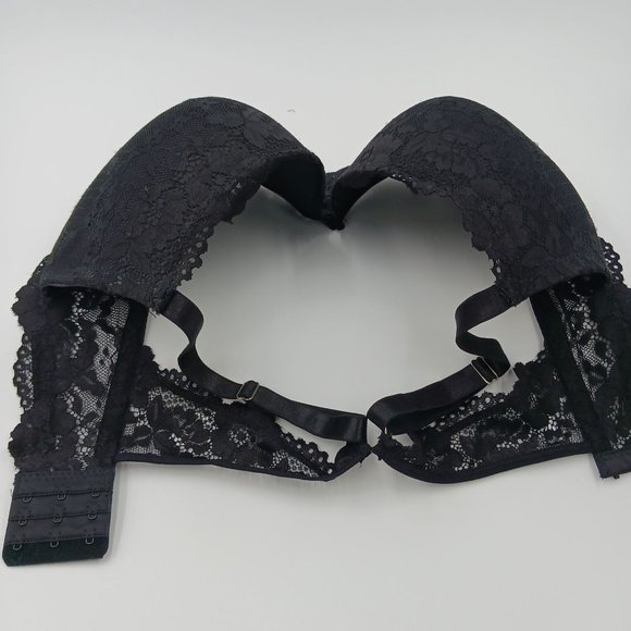 RAMPAGE INTIMATES 40DD BLACK LACE BRA - Picture 11 of 14